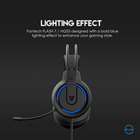 Headset Gaming Fantech HQ53 Harga Terjangkau, Kabel 3.5mm, Kontrol Volume, Nyaman Digunakan