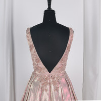 Robe de soirée en tissu brillant de perles, vêtements pour filles, bal d'anniversaire, à dos nu, brillante, nouvelle collection, 2020