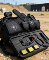 Kit de porte-clés télécommandé X26 5M avec lumière LED, outil de sécurité pour l'entraînement et modules de remplacement pour l'extérieur
