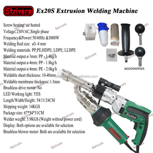 Máquina <span class=keywords><strong>de</strong></span> Soldadura por Extrusión <span class=keywords><strong>de</strong></span> Plástico STRIVERS, <span class=keywords><strong>Pistola</strong></span> <span class=keywords><strong>de</strong></span> Soldadura Portátil para Varillas <span class=keywords><strong>de</strong></span> PP y PE, Extrusora Manual, Soldadores <span class=keywords><strong>de</strong></span> Plástico - Product Image 2