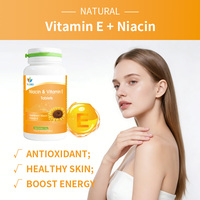 OEM/ODM Özel Etiketli Niacinamide 35mg Tabletler Vitamin E Besin Takviyesi 60 Adet Yetişkin Cilt Sağlığı Desteği Düşük Şekerli