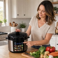 5L 13-in-1 Multifungsi Electric Pressure Cooker Layar LED One Touch Cooker untuk Dapur Rumah