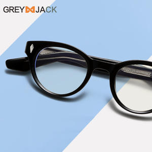Montura de Gafas Ovaladas Greyjack TR90 con Protección Anti Luz Azul, Montura Completa Unisex, Lentes con Protección AC para Hombres y Mujeres - Product Image 4
