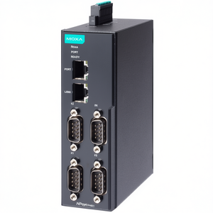 Moxa NPort IA5450-G2-T, Servidor de Dispositivos Industriales de 4 Puertos Seriales RS-232, Módulo de Comunicación Ethernet - Product Image 2