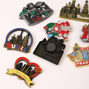 Imanes de nevera estilo vintage al por mayor OEM, recuerdos de viaje de lugares emblemáticos de todo el mundo - Product Image 5