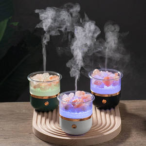 Diffusore di aromi in pietra salina 7 colori luce <span class=keywords><strong>ambiente</strong></span> diffusore di olio essenziale umidificatore d'aria macchina <span class=keywords><strong>per</strong></span> aromaterapia <span class=keywords><strong>per</strong></span> umidificatore domestico - Product Image 1