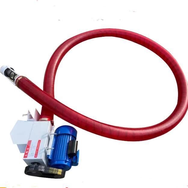PVC Soft Tube 10 Inch Grain Corn Bin Silo Unloading Flexible Auger Spiral Elevator Screw Conveyor Grain Suction Machine