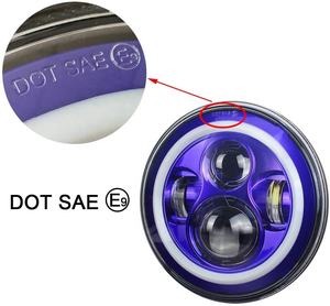 Faro LED Redondo de 7 Pulgadas con Certificación DOT SAE, Reemplazo de Faro LED de 7 Pulgadas para Accesorios de Jeep Cherokee 2014-2016 - Product Image 3