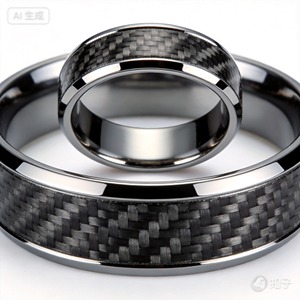 Anillos de Fibra de Carbono Tejidos a Medida - Product Image 3