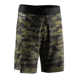 Shorts de pêche et de bain à motif camouflage, extensibles dans 4 directions, protection solaire UPF 50+ - Product Image 3