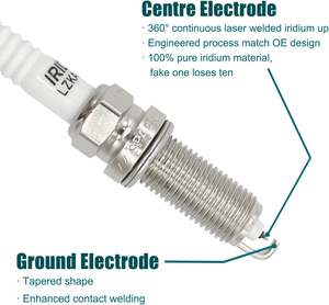 Nueva bujía <span class=keywords><strong>de</strong></span> iridio 93501 para Nissan Maxima INFINITI QX60 Q50 EX35 - Product Image 4