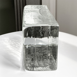 Bloques de Vidrio Sólido Pulido de Fusión en Caliente <span class=keywords><strong>JYG</strong></span> Factory Sourcing 230*110*76mm Diseño Moderno para Muro Cortina, Sala de Estar y Cocina - Product Image 3