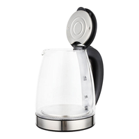 Bouilloire Électrique en Verre 1,8 L 1500 W avec Arrêt Automatique, Maintien au Chaud, Contrôle Numérique de la Température – Appareil Ménager – Vente en Gros
