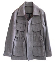 Nouveau automne et hiver laine hommes britannique lumière affaires mode décontracté chasse veste ample Vintage veste