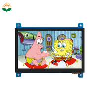 4.3 İnç HDMI-LCD Dokunmatik Ekran Modülü 800*480 Renk Raspberry Pi 4 3 2 Zero W Windows LCD Ekran için