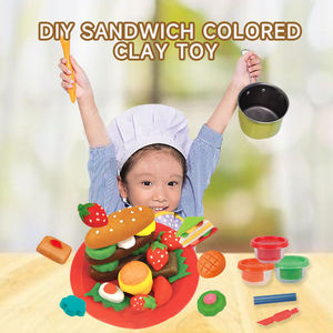 Kit de Pâte à Modeler Créative pour Enfants, Pâte à Sécher à l'Air, Jouets DIY pour Petits Enfants, Pâte à Modeler pour le Petit-Déjeuner, Jouets en Plastique pour le Développement de la Créativité - Product Image 2