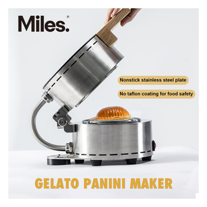 Máquina de Snacks Calientes, Máquina de Helados, Máquina de Pan <span class=keywords><strong>Brioche</strong></span> Italiano 220V, Máquina de Helados y Gelato, Sandwich Redondo, Nuevo Producto UFO2000, Panini <span class=keywords><strong>Burger</strong></span> - Product Image 4