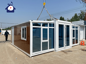 Casa de contenedores plegable expandible personalizada de 20 pies y 40 pies, casas prefabricadas de dormitorio, casa plegable pequeña plegable - Product Image 2