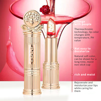 Fleur gelée maquillage rouge à lèvres changement de couleur rouge à lèvres rouge à lèvres magique gelée fleur baume fleur couleur cristal baume à lèvres