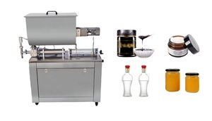 Automatic 80L Vertical Pneumatic Paste Liquid Filler 10-5000m Hopper Low Cost Juice Water Filling Machine Paste Filling Machine - Product Image 2