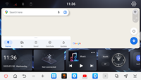 Écran radio universel 9 pouces Android 15 avec CarPlay sans fil, autoradio stéréo pour lecteur DVD de voiture, système multimédia