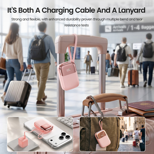 Mini <span class=keywords><strong>batterie</strong></span> <span class=keywords><strong>de</strong></span> <span class=keywords><strong>secours</strong></span> 10000mAh avec câble rétractable intégré, corps léger, <span class=keywords><strong>chargeur</strong></span> portable pour activités <span class=keywords><strong>de</strong></span> plein air - Product Image 6