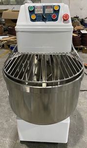 Double Motions Double Speeds 12KG Automatic Motor Food Grade Stainless Steel Commercial Spiral Dough <b>Mixer</b> Home & Commercial Use - Product Image 4