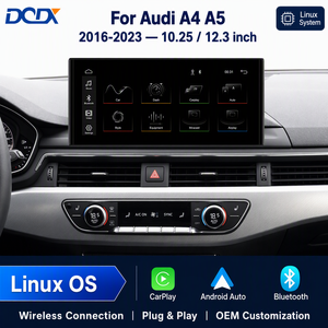 Autoradio Multimédia 10,25 pouces Linux avec CarPlay sans fil et Android Auto pour <span class=keywords><strong>AUDI</strong></span> A4 A4L A5 <span class=keywords><strong>S5</strong></span> B9 2017-2022, Lecteur Vidéo GPS Bluetooth - Product Image 1