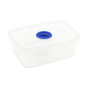<b>Microwave</b> Fresh Keeping Box <b>Set</b> Rectangle Transparent Plastic With Clip On Lid For Food Storage Multiple Sizes - Product Image 5