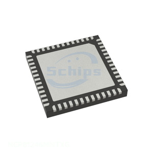 Circuits intégrés (CI) BOM en stock, originaux, gestion de l'alimentation (PMIC) NCP81246MNTXG, CI REG CTLR/CONV 4OUT 52QFN 52 VFQFN exposé - Product Image 1
