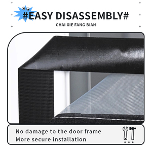<span class=keywords><strong>Moustiquaire</strong></span> Moderne en Forme de Diamant <span class=keywords><strong>pour</strong></span> Fenêtre et Porte, Lavable, Anti-Insectes, Sans Perçage, Installation Facile - Product Image 5