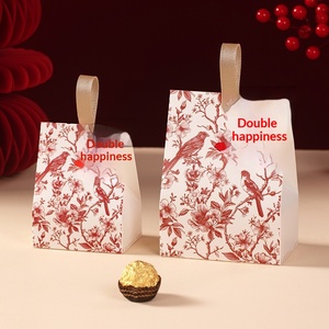 Boîte à bonbons de mariage et de fiançailles 2026 Nouvelle Arrivée, Boîte cadeau de mariage en carton, souvenir de niche et cadeau de remerciement - Product Image 3