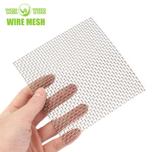 Filtration Ultra Fine 73 Micron Gabion 12MM X 12MM Roll Of Stainless Steel Wire Mesh For Filters