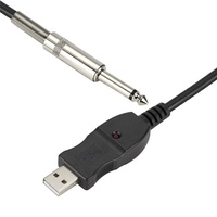 USB-Gitarrenkabel 6,5mm Gitarrenanschluss 3m Kupferleiter