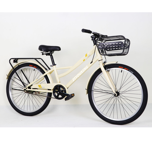 <span class=keywords><strong>Bicicleta</strong></span> Urbana de 26 Pulgadas para <span class=keywords><strong>Mujer</strong></span>, Venta al Por Mayor de Fábrica, <span class=keywords><strong>Bicicleta</strong></span> Urbana de Acero con Alto Contenido de Carbono, <span class=keywords><strong>Bicicleta</strong></span> Clásica <span class=keywords><strong>Vintage</strong></span> con Cesta - Product Image 1