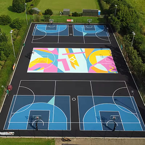 Système <span class=keywords><strong>de</strong></span> <span class=keywords><strong>basket</strong></span>-ball FIBA <span class=keywords><strong>3x3</strong></span> revêtement <span class=keywords><strong>de</strong></span> sol sportif demi-<span class=keywords><strong>terrain</strong></span> carrelage intérieur et extérieur - Product Image 4