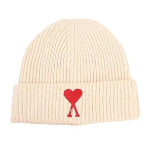 Heart-Art thêu Cuff Chất lượng cao thời tiết lạnh thiết kế logo mũ cho nam giới và phụ nữ Mùa Thu/Mùa Đông du lịch phụ kiện - Product Image 2