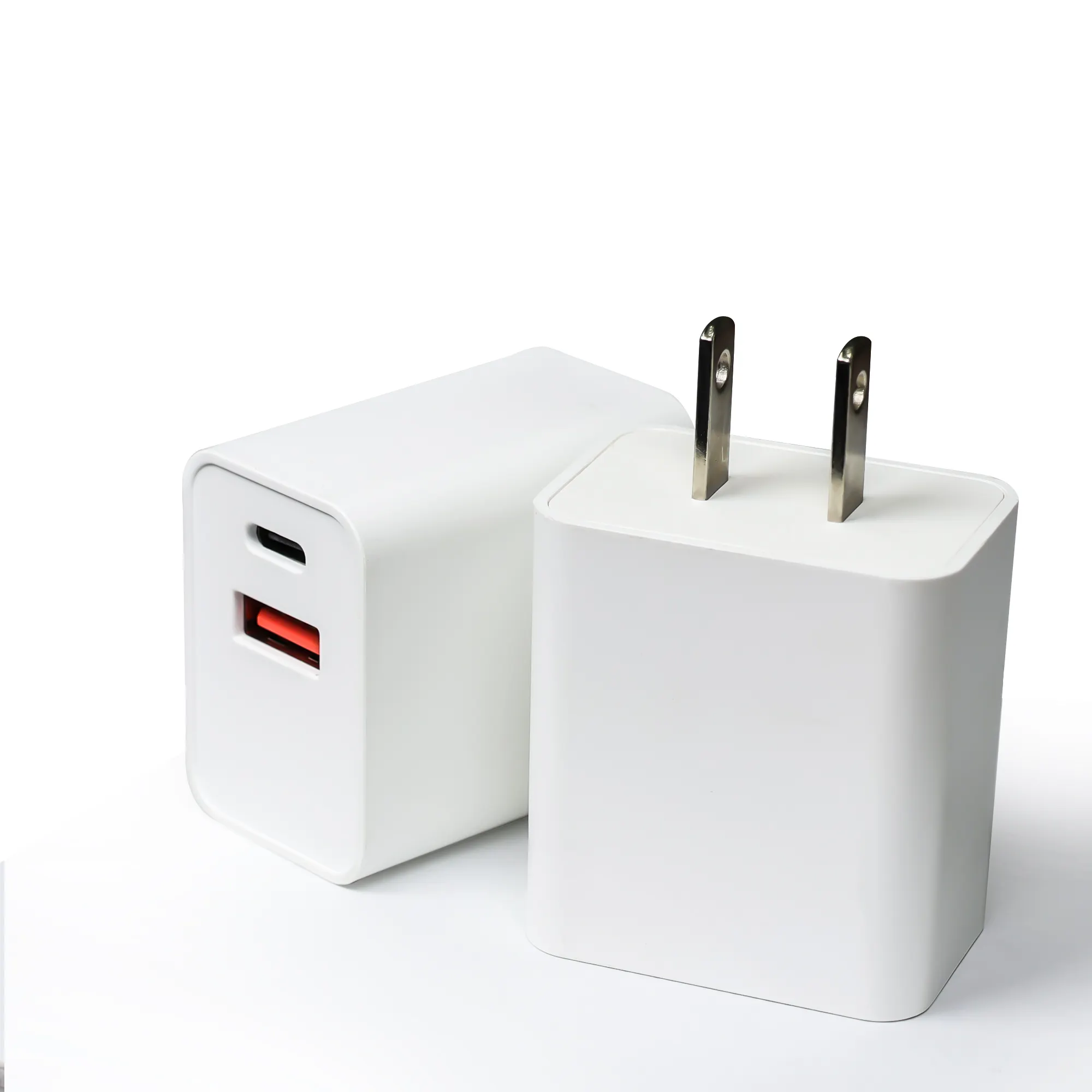 Custom Logo Phone Multi Dual 2 Ports Pd20w 30w 20w Pd30w Qc 18w Double Usb Type C Pd Port Wall Charger For Samsung Apple