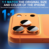 Protection d'objectif d'appareil photo pour iPhone 17 18 Pro Max, verre trempé 9H+ en alliage d'aluminium dépoli, protection intégrée de l'appareil photo