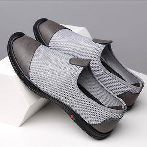 Chaussures décontractées d'été pour hommes en maille respirante à bout rond avec semelle intermédiaire en EVA et semelle extérieure en caoutchouc légères et confortables pour la marche - Product Image 1