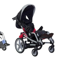 Fauteuil roulant avec dossier haut de gamme, pour enfants, 1 pièce