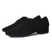 Zapatos de Baile Moderno para Hombre con Parte Superior de Tela Oxford Cómoda, Zapatos de Tango y Flamenco