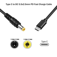 USB-C pengisi daya PD tipe C, catu daya Laptop Tipe C PD Charger 5V 9V 12V 15V 20V Trigger protokol Power Bank Line WiFi Router ONU UPS