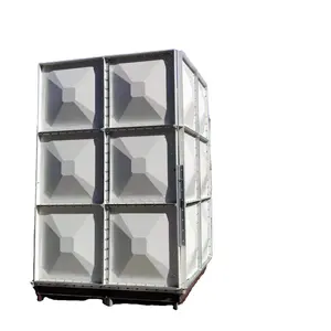 Sectional Rectangular Chiller Water Tanks high quality GRP FRP panel material water storage tanks/container