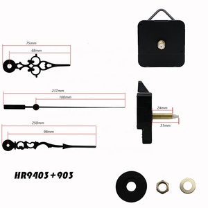 31 Mm Dài Trục Bước Đồng Hồ Cơ Chế Với HR9403 Kim Loại Cầm Tay Tự Làm Đồng Hồ Treo Tường Các Bộ Phận - Product Image 1