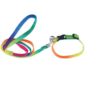 Conjunto de Collar y Correa para Perro de Nailon Resistente con Hebilla de Plástico Ajustable Ecológica y Popular TW - Product Image 2