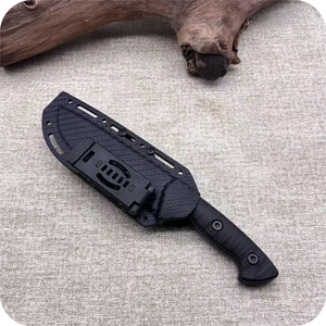 Cuchillo Táctico HL de Acero Inoxidable con Hoja Fija y Mango de Plástico, Punta de Lanza, Silbato de Supervivencia para Camping al Aire Libre, Varillas de Magnesio - Product Image 4