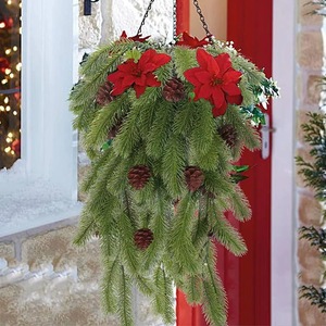 Guirlande artificielle en plastique de 72 cm de long, imitation pin de Noël, pour décoration intérieure, à suspendre au mur - Product Image 3