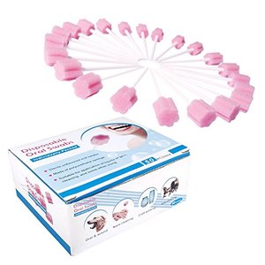 Giá bán buôn nha khoa swabsticks làm sạch bọt dính sơ sinh bé Miệng Làm Sạch miếng bọt biển bằng miệng tăm bông - Product Image 4
