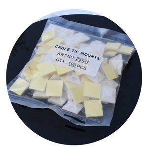 3M กาวกาวกับตัวเอง Zip <span class=keywords><strong>Tie</strong></span> Mount 25*25 มม.คลิปผู้ถือคลิปการจัดการสาย <span class=keywords><strong>Tie</strong></span> Mount - Product Image 6